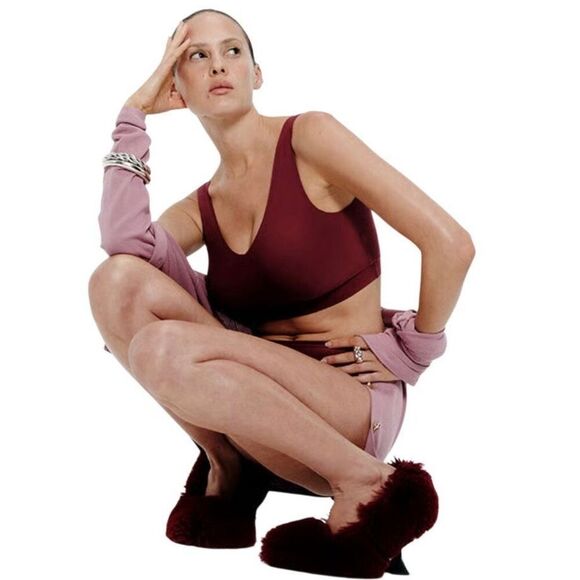 Chantelle SoftStretch Padded V-Neck Bra - Sienna M/L NWT - Picture 5 of 5